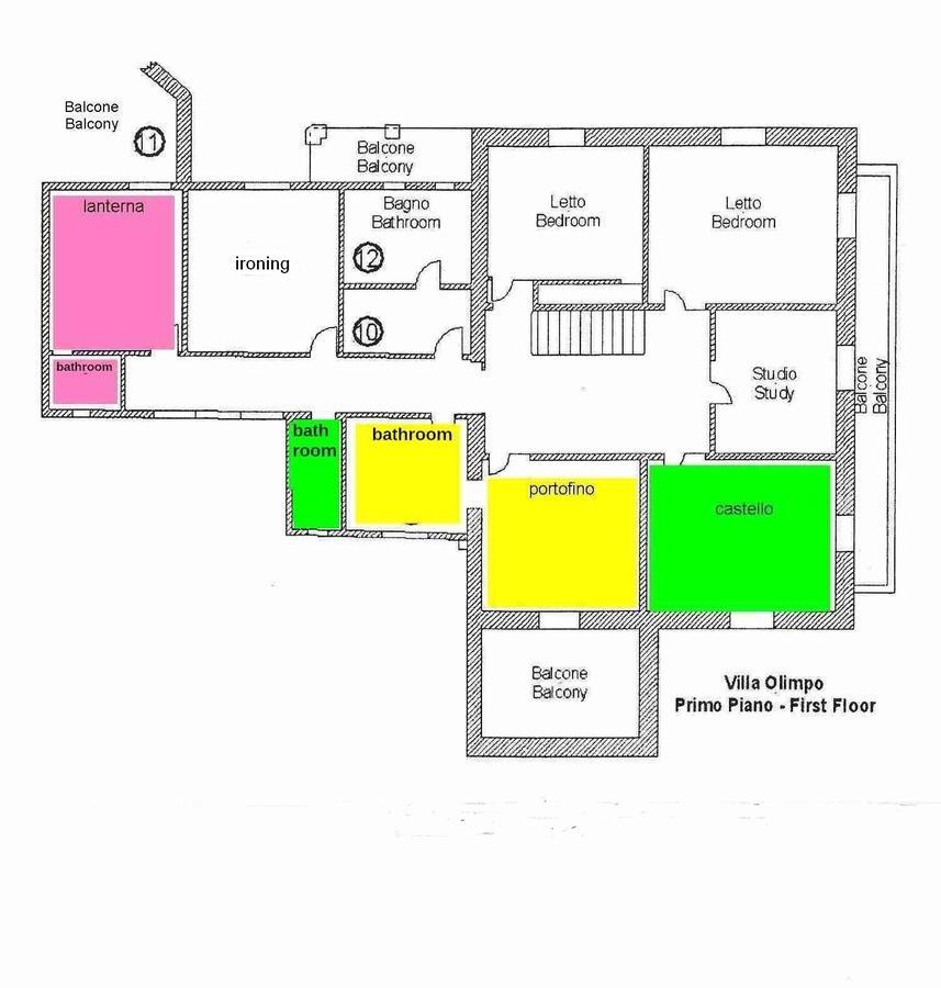 Villa Olimpo Rapallo Kültér fotó